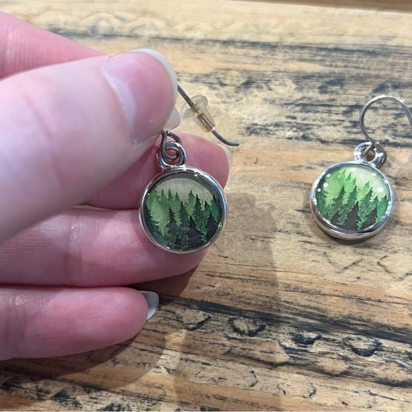 Forest Drop Earrings - Picture 3 of 3